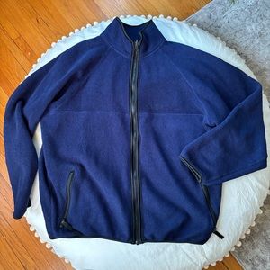 Vintage 90s Solstice Polartech Blue Fleece Full Zip Up Jacket | L